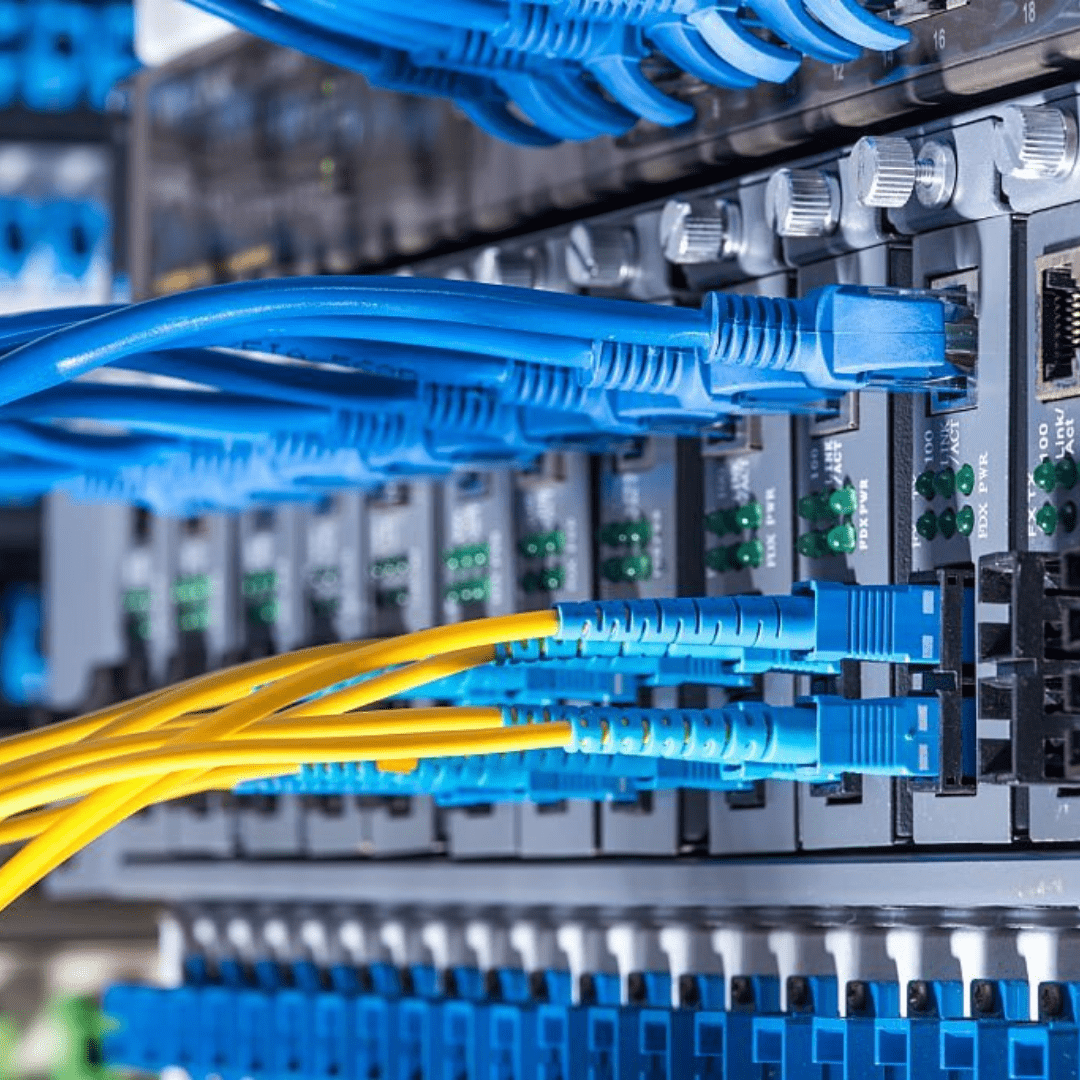 Warehouse Fibre Optics Installation