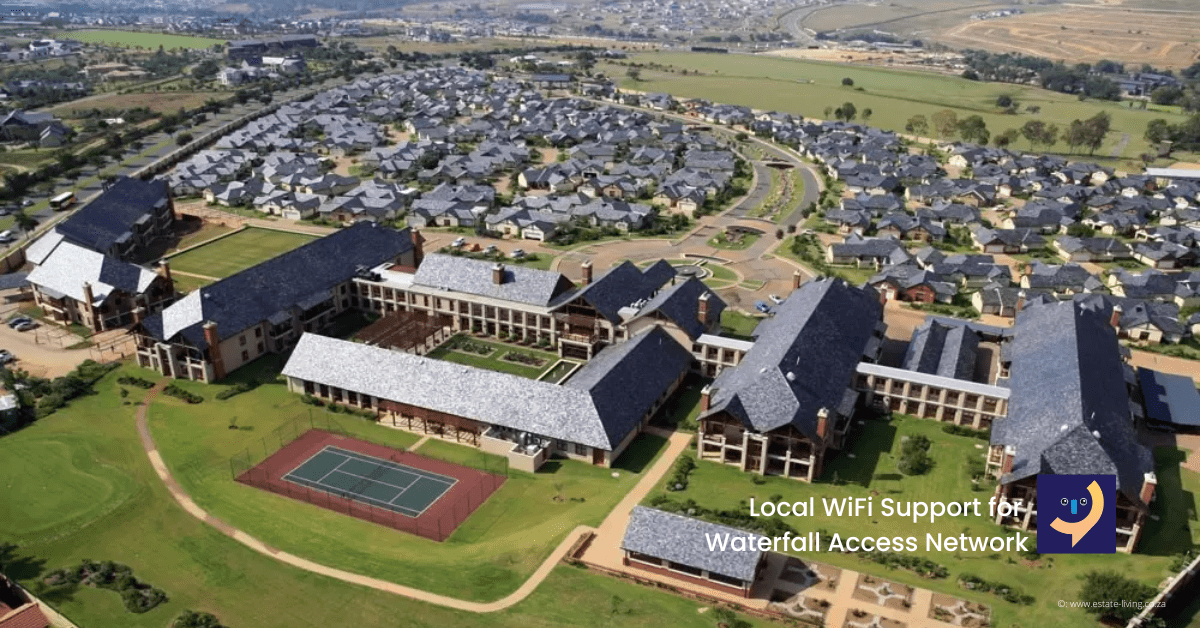 Local WiFi Support for Waterfall Access Networks