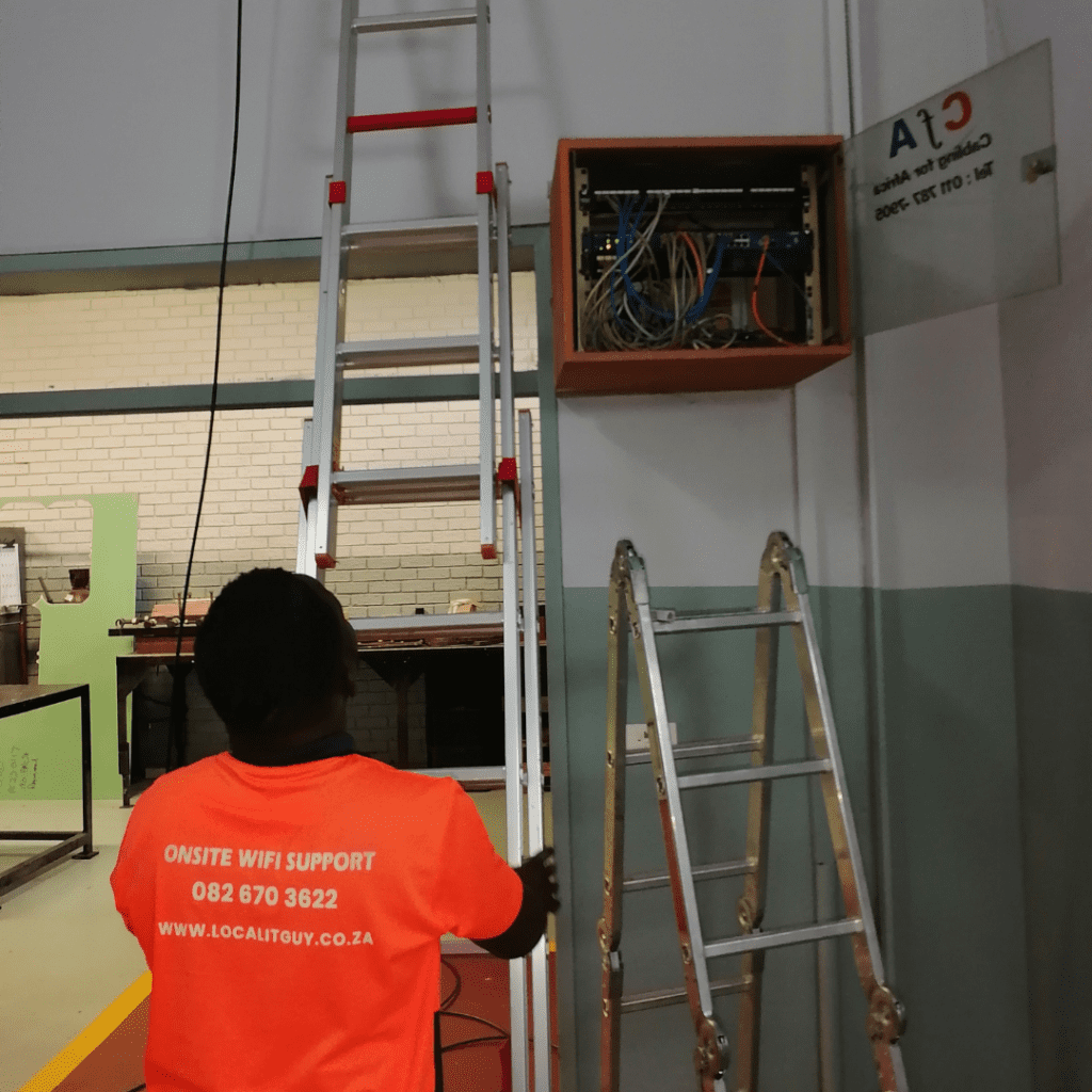 Marthinusen & Coutts fibre splicing by local it guy