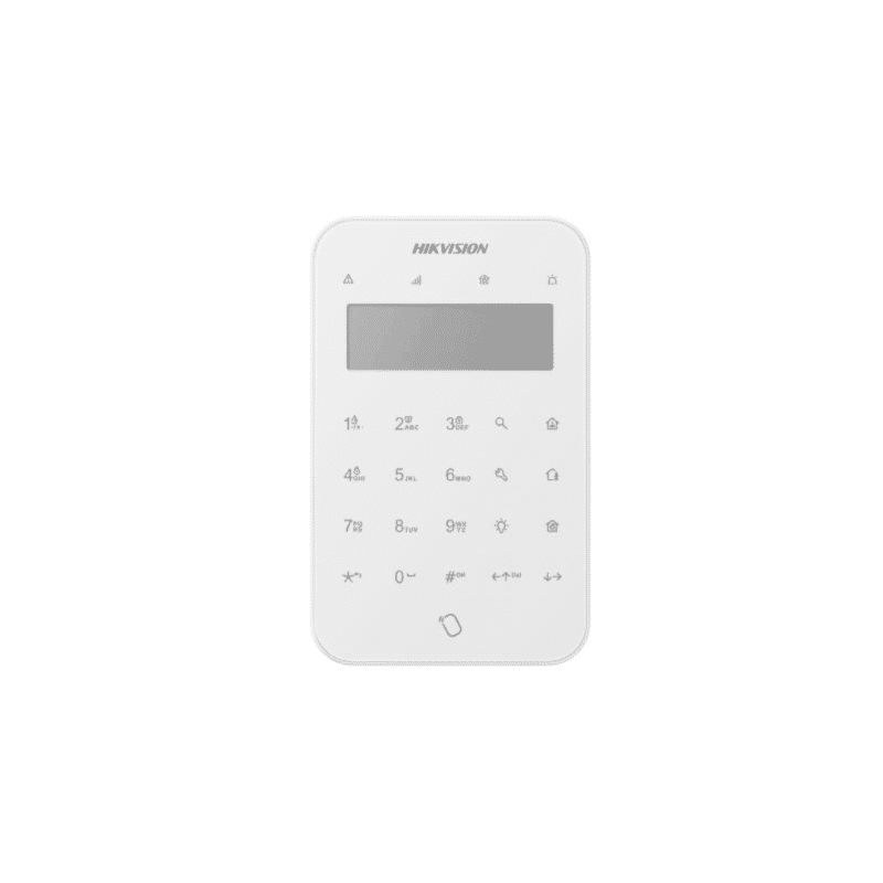 Hikvision 868MHz AX PRO Series Wireless LCD Keypad DS-PK1-LT-WE