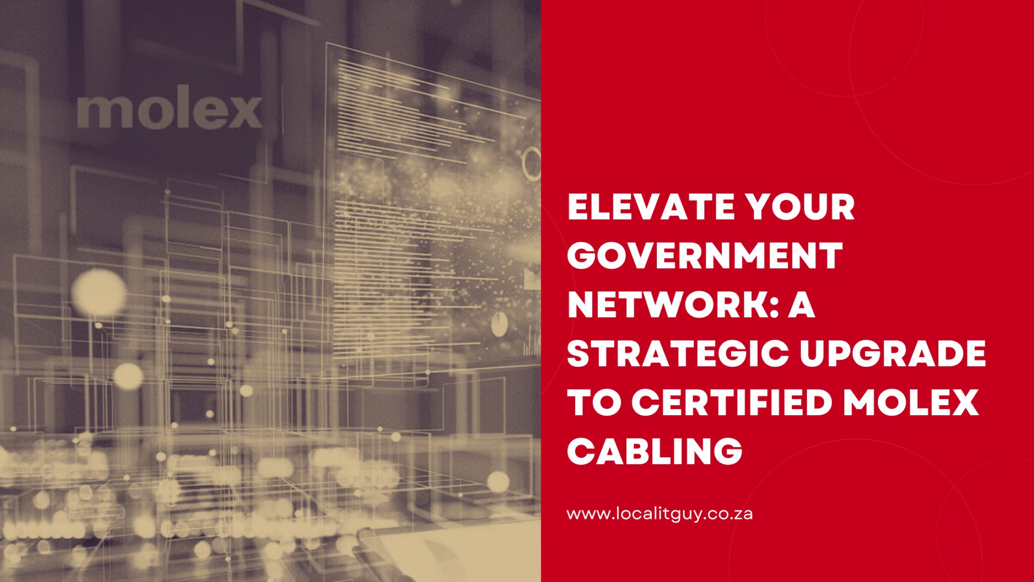 Elevate Your Government Network A Strategic Upgrade to Certified Molex Cabling