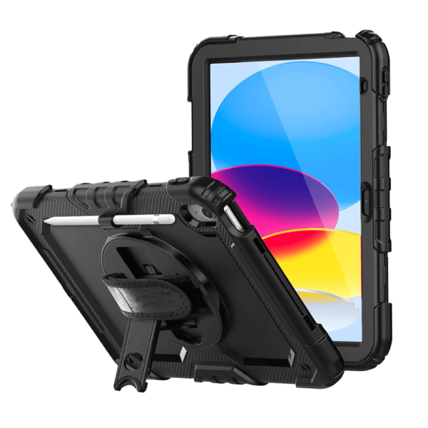 360 Protective Cover with Shoulder Strap for 10.9″ Apple iPad 10th Gen